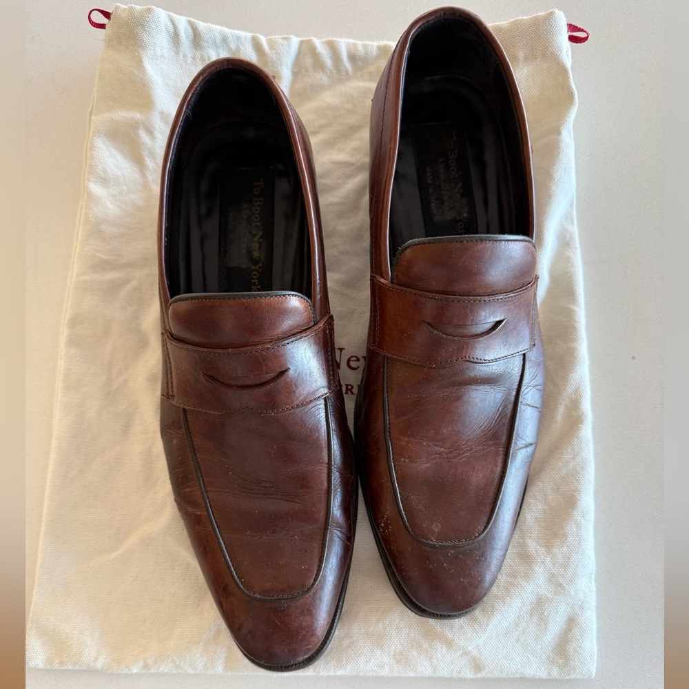 To Boot New York Brown Leather Men's Loafers